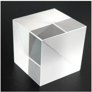 Prismen & Kaleidoskope Strahlteiler, optisches Prisma, 10/15/20/25/30 mm, Würfelteilungsverhältnis 50%: 50%, 90 ° Umwandlung, halbtransparent, halbreflektierend Optik-Kits für den naturwissenschaftl