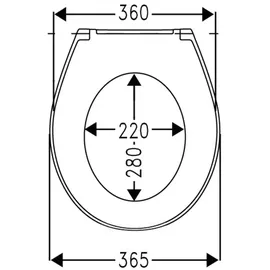 Hamberger Haro Revo Softclose Weiß