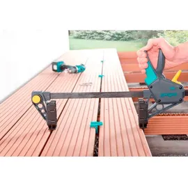 WOLFCRAFT Einhandzwinge Kunststoff 45 cm schwarz