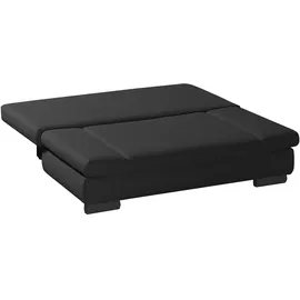 RESTYL Schlafsofa ANTON, Anthrazit - Stoffbezug - mit Gästebettfunktion und Bettkasten - mit Kissen