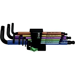 Wera Winkelschlüsselsatz 950 SPKL/9 SM N SB Multicolour 05073593001