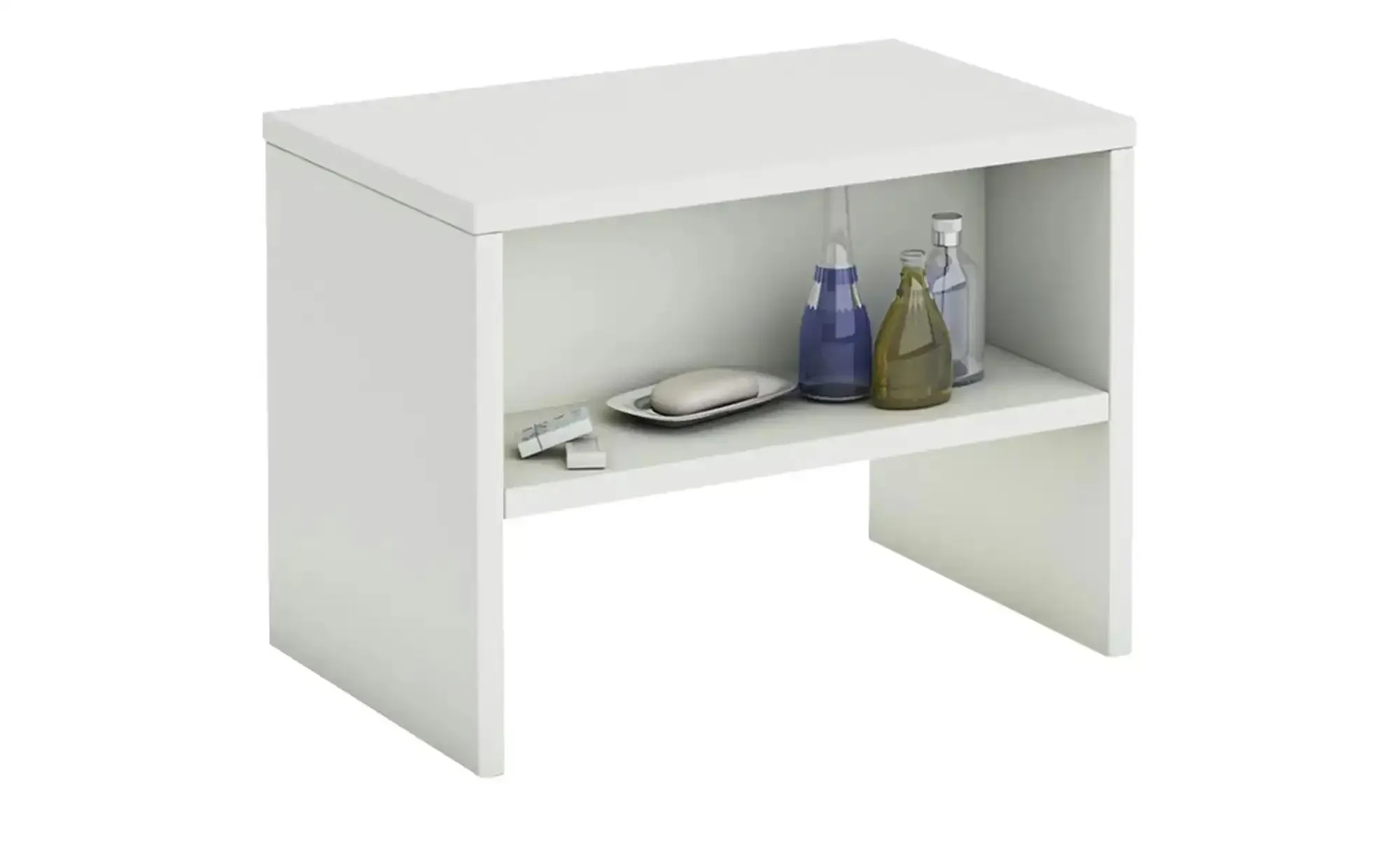 Hocker  Netto ¦ weiß ¦ Maße (cm): B: 40 H: 30 T: 25