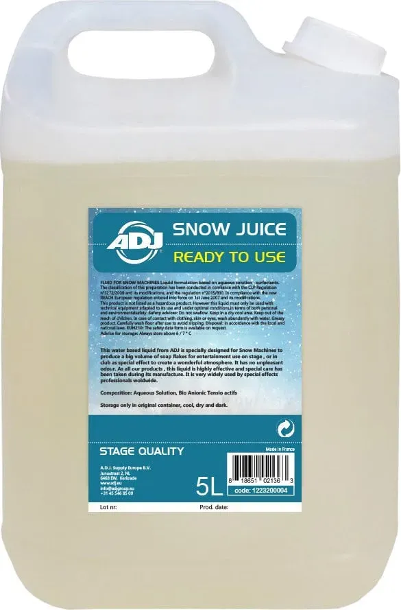 ADJ Snow Juice Schneefluid 5L