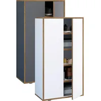 VCM XL Holz Großer Schuhschrank Schuhkommode Salia B60