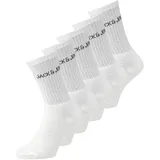 JACK & JONES JACREGEN TENNIS SOCK 5er Pack Weiß Einheitsgröße