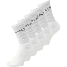 JACK & JONES JACREGEN TENNIS SOCK 5er Pack Weiß Einheitsgröße