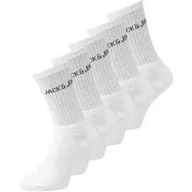 JACK & JONES JACREGEN TENNIS SOCK 5er Pack Weiß Einheitsgröße