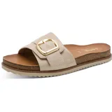 Jana Mule Flat Damen Beige 38