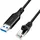 Logilink USB 3.0 Adapter 2 m Schwarz
