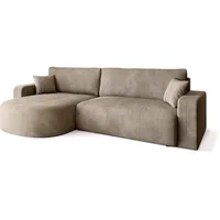 Bromarkt Ecksofa, Beige, Textil, 3-Sitzer, L-Form, 275x170 cm, Wohnzimmer, Sofas & Couches, Wohnlandschaften, Ecksofas