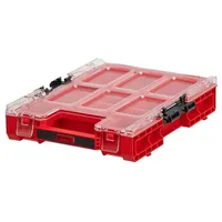 QBRICK Kleinteilemagazin Kunststoff 365 x 265 x 77 mm Rot