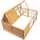Wiltec Kleintierstall 153 x 110 x 55 cm braun