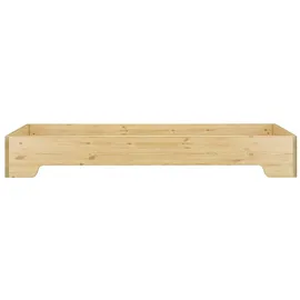 Erst-Holz Robustes Bettgestell 80 x 190 cm braun