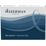 Waterman | Tintenpatrone Standard Mysterious Blue (alt: Blauschwarz) | in einer Schachtel (8)