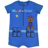 PAW PATROL Strampler Paw Patrol Strampler Body Jungen Feuerwehr Polizei blau 18 Monate