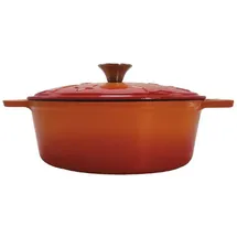 Grillfürst Dutch Oven 3,5 l Gusseisen orange