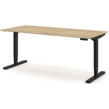 Assmann Electronic Schreibtisch Y-Line Eiche / Schwarz