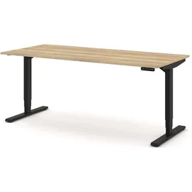 Assmann Electronic Schreibtisch Y-Line Eiche / Schwarz