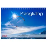 Calvendo Paragliding - lautloses Schweben (Tischkalender 2026 DIN A5 quer), CALVENDO Monatskalender: