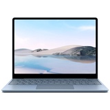 Microsoft Surface Laptop Go (Windows 10, 12,45 Zoll Touchscreen, Intel Core i5, 8 GB RAM, 256 GB SSD, französische AZERTY-Tastatur) – Glacier Blue – Der leichteste Laptop