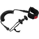 Broco Surf Leash 5mm für SUP, Surfboard Leash Board Sup Sicherheitsleine, Fußschlaufe für Surfboard, Sup Zubehör für Damen Herren Kinder5.5mm / 5ft Schwarz