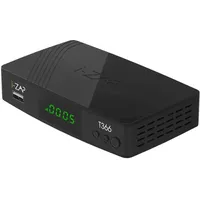 I-ZAP TIVUSAT T366 Schwarz 2 Kanäle Composite Video DVR Digital TV Receiver 2 USB-Anschlüsse 222 Gramm