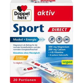 Doppelherz Aktiv Sport Direct Vitamine + Mineralien Pellets 20 St.