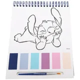 Lilo & Stitch Malblock mit Wasserfarben und Pinsel