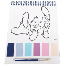 Lilo & Stitch Malblock mit Wasserfarben und Pinsel