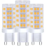 Shada LED-Stiftsockellampe G9 4,5 W 2700 K 3 St.