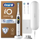 Oral B Oral-B iO Series 9 Plus Edition Elektrische Zahnbürste Lade-Reiseetui recycelbare Verpackung White alabaster