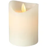 Boltze LED Kerze Bino 10 cm cremeweiß