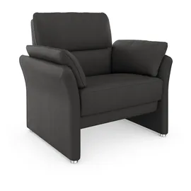 DOMO collection Sessel Pina Mikrofaser 99 x 95 x 88 cm grau