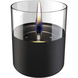 Tenderflame Tischfeuer Lilly 10 Glas Schwarz