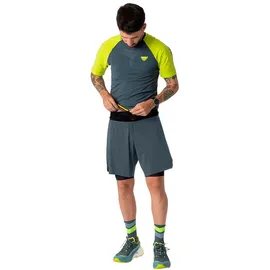 Dynafit Ultra 2/1 Shorts Herren Blau/Grün XL