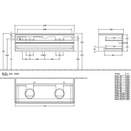 Villeroy & Boch Antao K24_1 1200x360x500mm