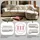 DOMO collection Eckcouch Polyester 3-Sitzer Grau