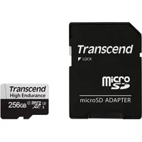 Transcend 350V R95/W45 microSDXC 256GB Kit, UHS-I U3, Class 10 (TS256GUSD350V)