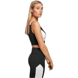 URBAN CLASSICS Color Block Sport-bh Black / White S