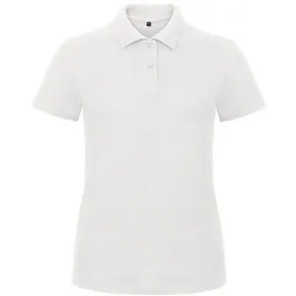 B & C B&C: Ladies` Piqué Polo Shirt ID.001 Women PWI11, Größe:3XL;Farbe:White - 3XL