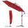 VOUNOT Ampelschirm 300 cm Rot