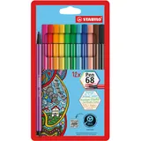 Stabilo Pen 68 Kartonetui St. 12