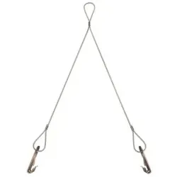 OBO 1450201 Tragseil für Gitterrinne 2x2x300mm, St, G