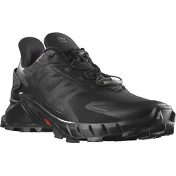 Trailrunningschuh SALOMON "SUPERCROSS 4", Gr. 44, schwarz, Textil, Synthetik, sportlich, Schuhe, Trailrunningschuhe