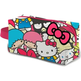 Karactermania Sanrio Hello Kitty Friends-Plus Brick Reise-Kosmetiktasche, Mehrfarbig, 27 x 13 cm