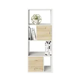 Phoenix Raumteiler-Regal »Fortuna«, BxHxL: 58 x 146,6 x 34 cm, Holz - weiss