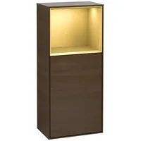 Villeroy & Boch Finion G500HFGN Seitenschrank 41,8 x 93,6 cm Gold/Massivholz