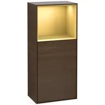 Villeroy & Boch Finion G500HFGN Seitenschrank 41,8 x 93,6 cm Gold/Massivholz