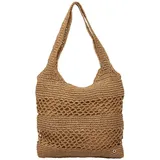 s.Oliver Shopper Raffia Brown