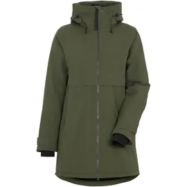 Didriksons Helle 6 - Damen Parka Größe:38, Farbe:deep green